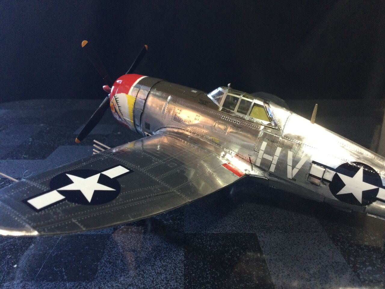 1/48 P-47D レイザーバックにアルミ板を貼る No.1 : 模型好きの御本尊たち