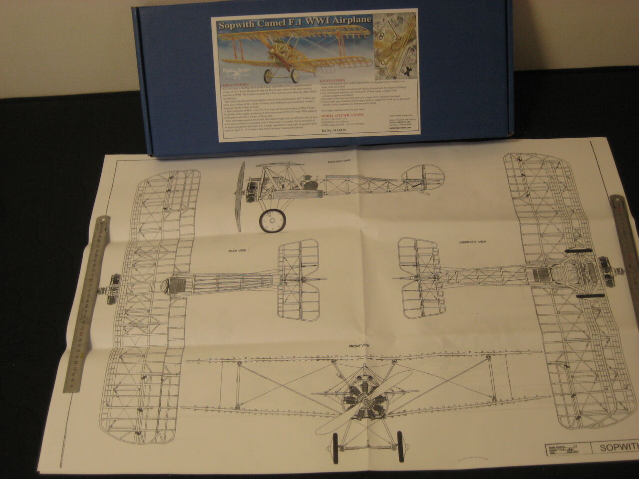 ソッピースキャメル（モデルエアウェイ社）をつくる 1回 : 模型