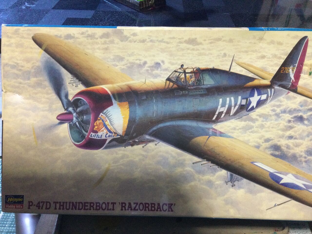1/48 P-47D レイザーバックにアルミ板を貼る No.1 : 模型好きの御本尊たち