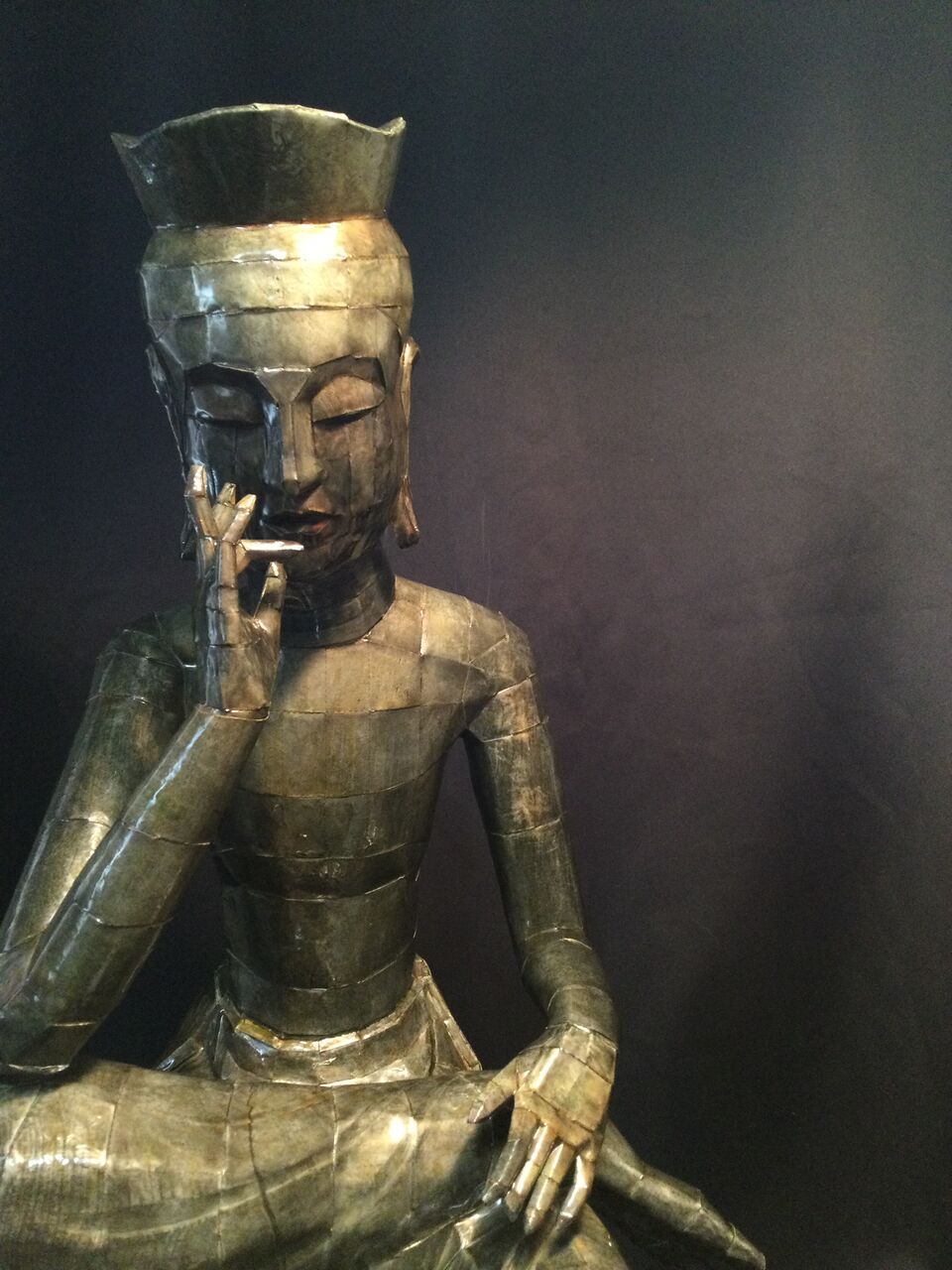 弥勒菩薩 空き缶クラフト : 模型好きの御本尊たち