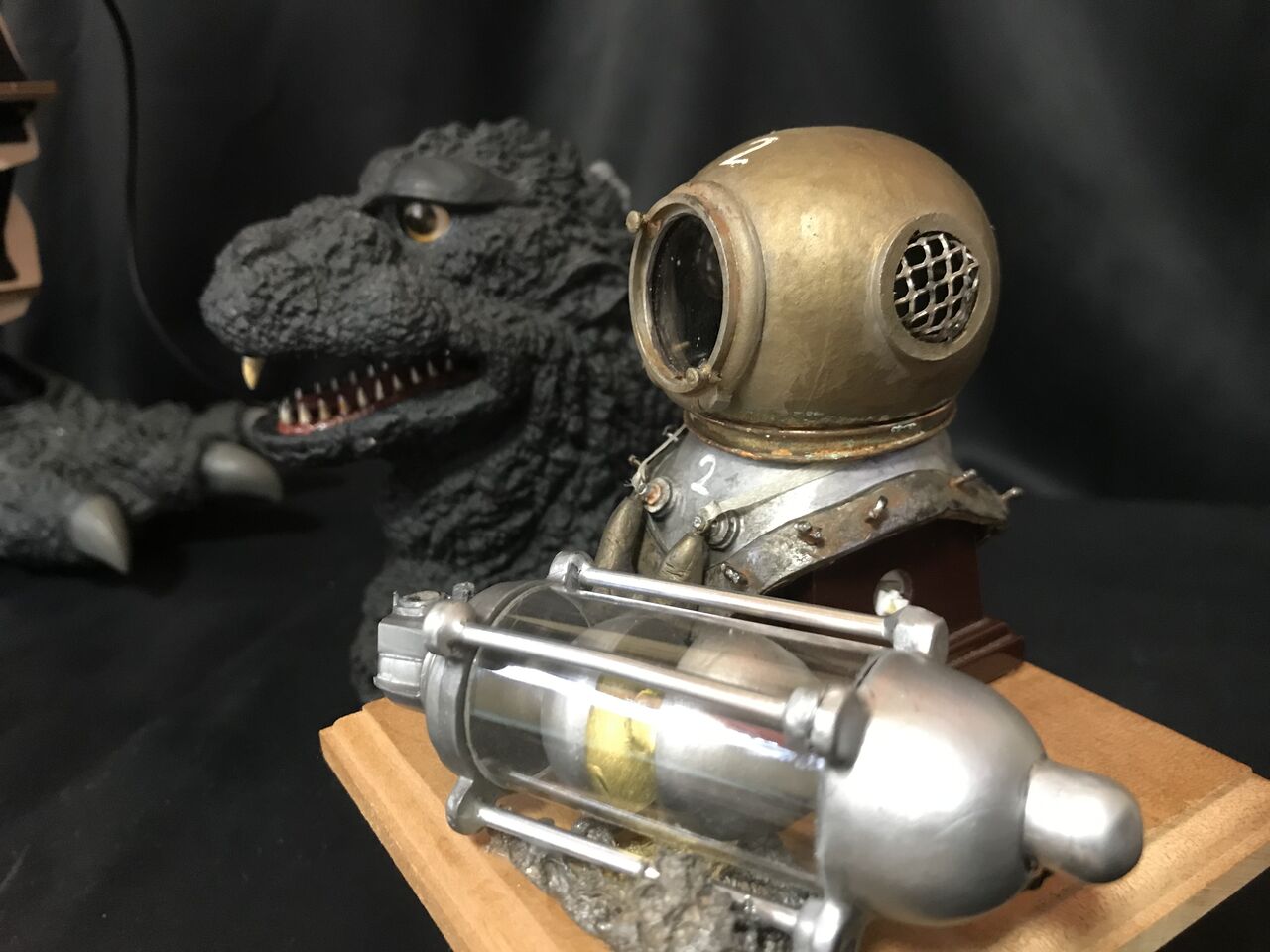 週刊ゴジラをつくる 勝手にオキシジェン デストロイヤーをつくる 試作 模型好きの御本尊たち 週刊ゴジラをつくる 勝手にオキシジェン デストロイヤーをつくる 試作 模型好きの御本尊たち