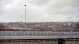 車窓からポルトの街並み
