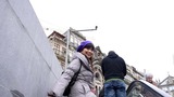 エスカレータで地上へ