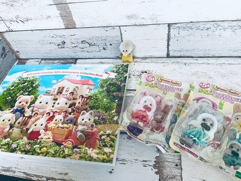 シルバニアファミリー展 赤ちゃんカラフルウサギ　 5種　コンプリート シルバニアファミリー展 赤ちゃんカラフルウサギ 5種 コンプリート