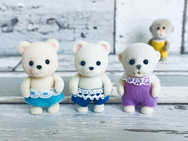 シルバニアファミリー シロクマファミリー 白くま