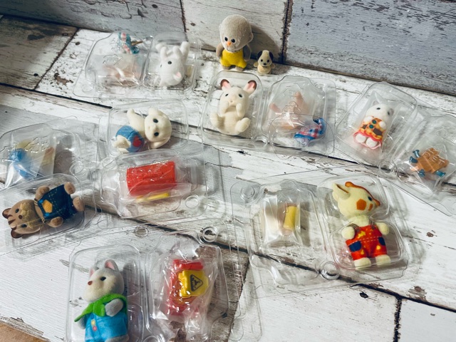 シルバニアファミリー 赤ちゃんカラフルウサギ 5種（赤ちゃん