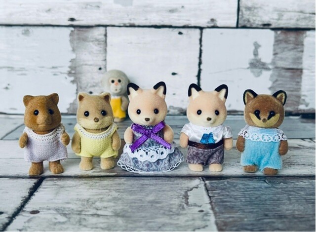 キツネの赤ちゃん お迎えしました : シルバニアの水たまり