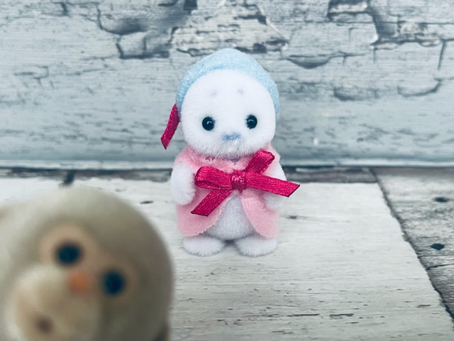 アザラシの赤ちゃん(たっち)お迎え : シルバニアの水たまり