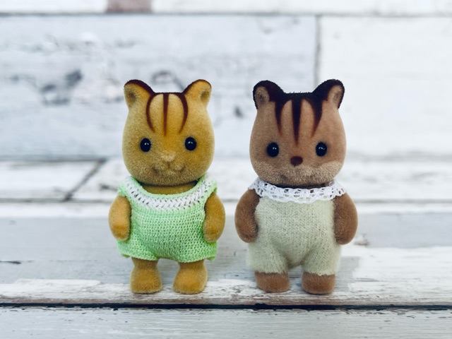 シマリス と くるみリスの違い : シルバニアの水たまり