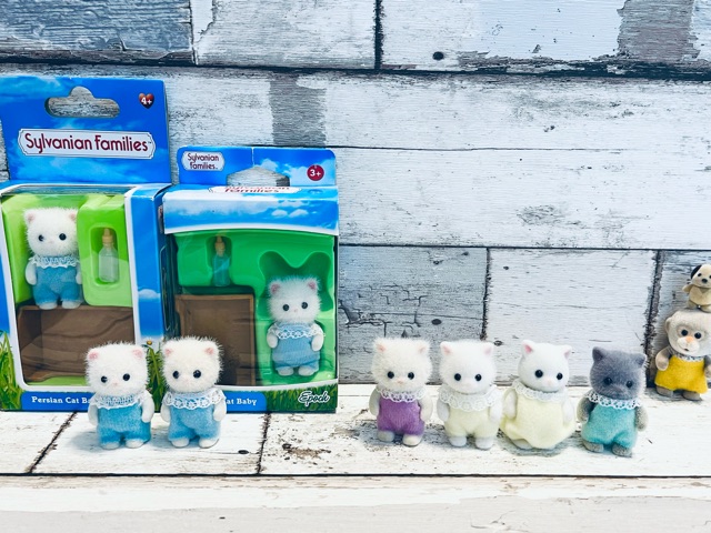 青い目のペルシャネコ つい探してしまう : シルバニアの水たまり