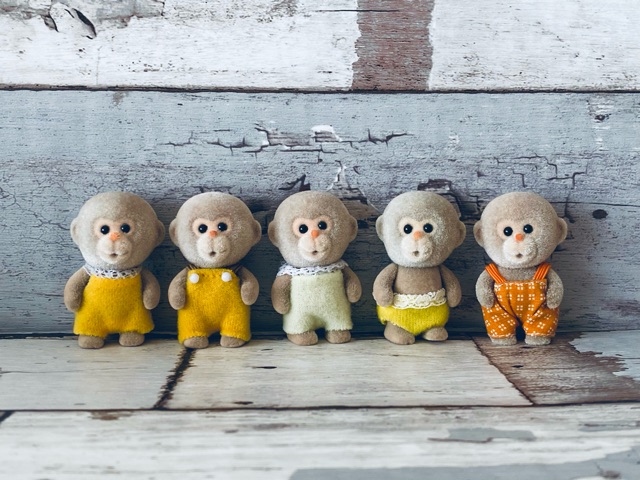 シルバニア サルの赤ちゃん 希少 シルバニアファミリー サルの赤ちゃん