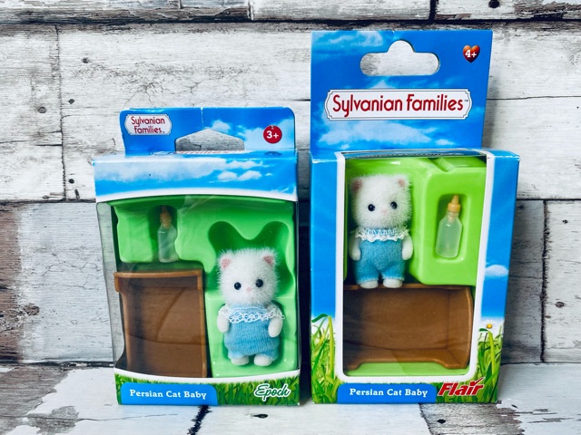 海外シルバニアファミリーペルシャ猫赤ちゃん青目