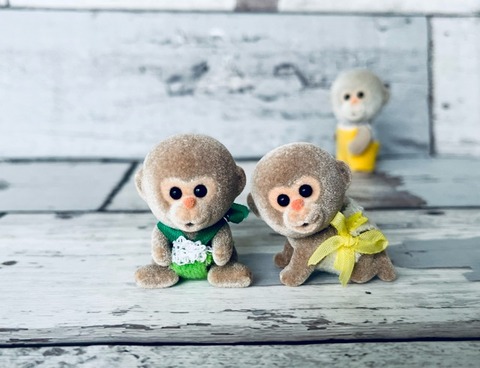 海の色は空の色 - UK EPOCH Sylvanian-Families 「Monkey Twins