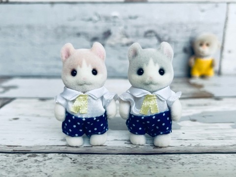 シルバニアファミリー 紛らわしく カールミミネコの赤ちゃん