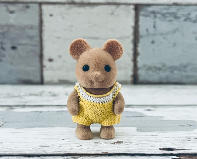 海外版 ブラウンネズミの赤ちゃん 改造します : シルバニアの水たまり