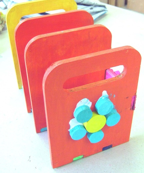 スライド本立てお花