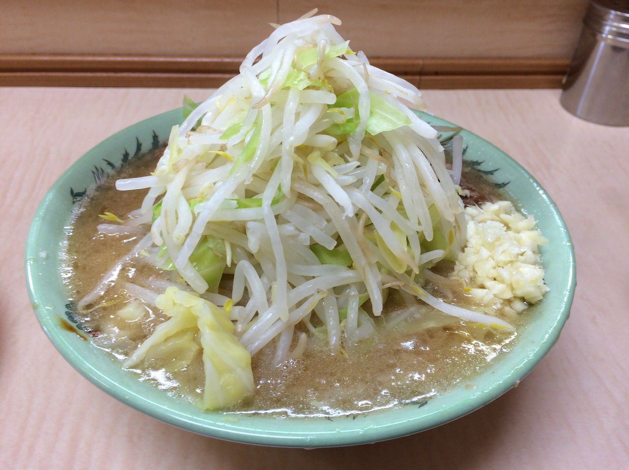 ラーメン二郎 京成大久保店のミニラーメン もくないブログ