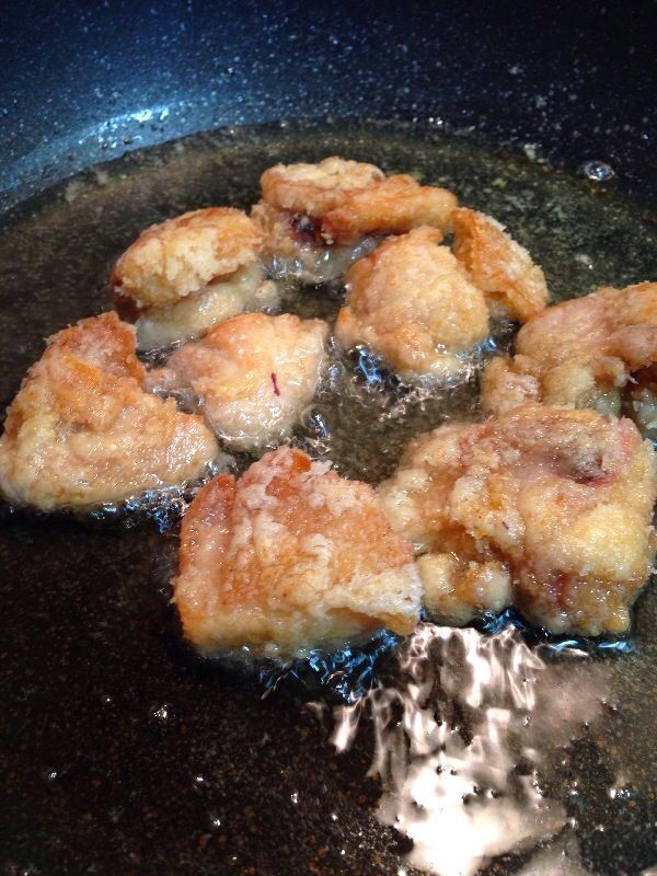 P4番長に学ぶ料理 鶏の竜田揚げ 編 フライパンで揚げる版 今日も食べておる