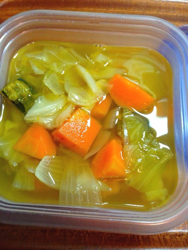 簡単レシピと野菜のチカラ ハーバード大学式命の野菜スープを読んで 今日も食べておる