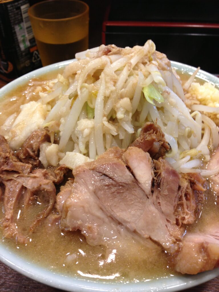 二郎ラーメン 豚多め