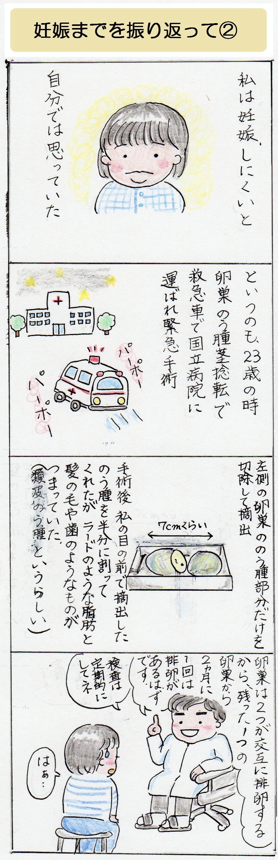 妊娠までを振り返って 井森べーぐるの育児絵日記 妊娠までを振り返って 井森べーぐるの育児絵日記