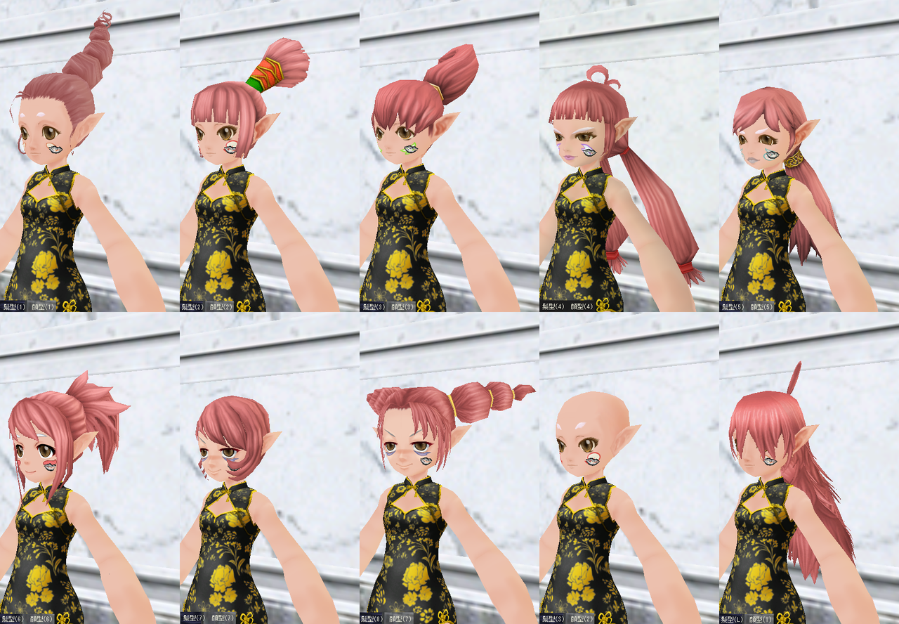 髪型一覧 お嬢の染色メモ 髪型一覧 お嬢の染色メモ