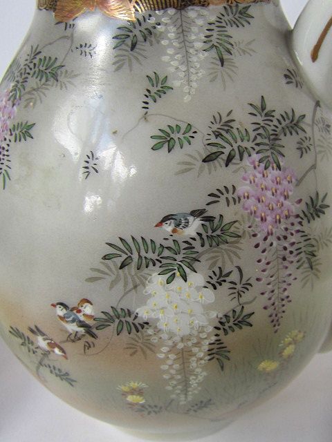 明治期陶板 加藤湖三郎 日光商店 松村一渓画 サクタ製 横浜焼