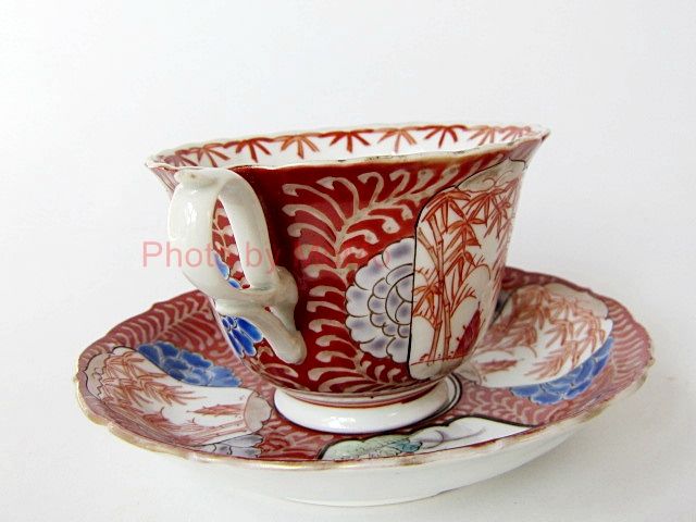 蔵春亭 西畝造 カップ&ソーサー 久富与平氏 : 近代輸出陶磁器に魅せられて