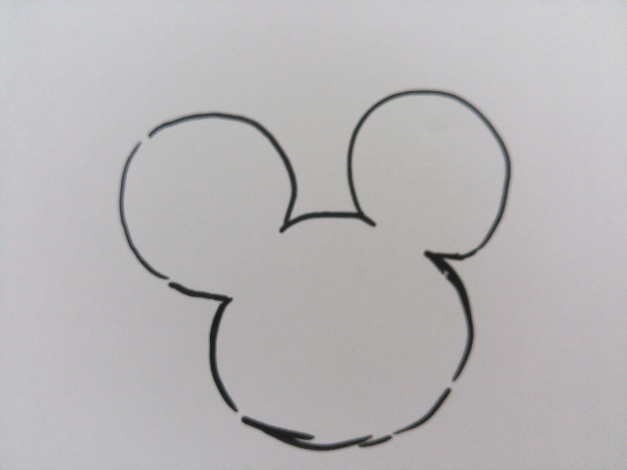 ダッフィーの描き方 ミッキー Mickey みっきー