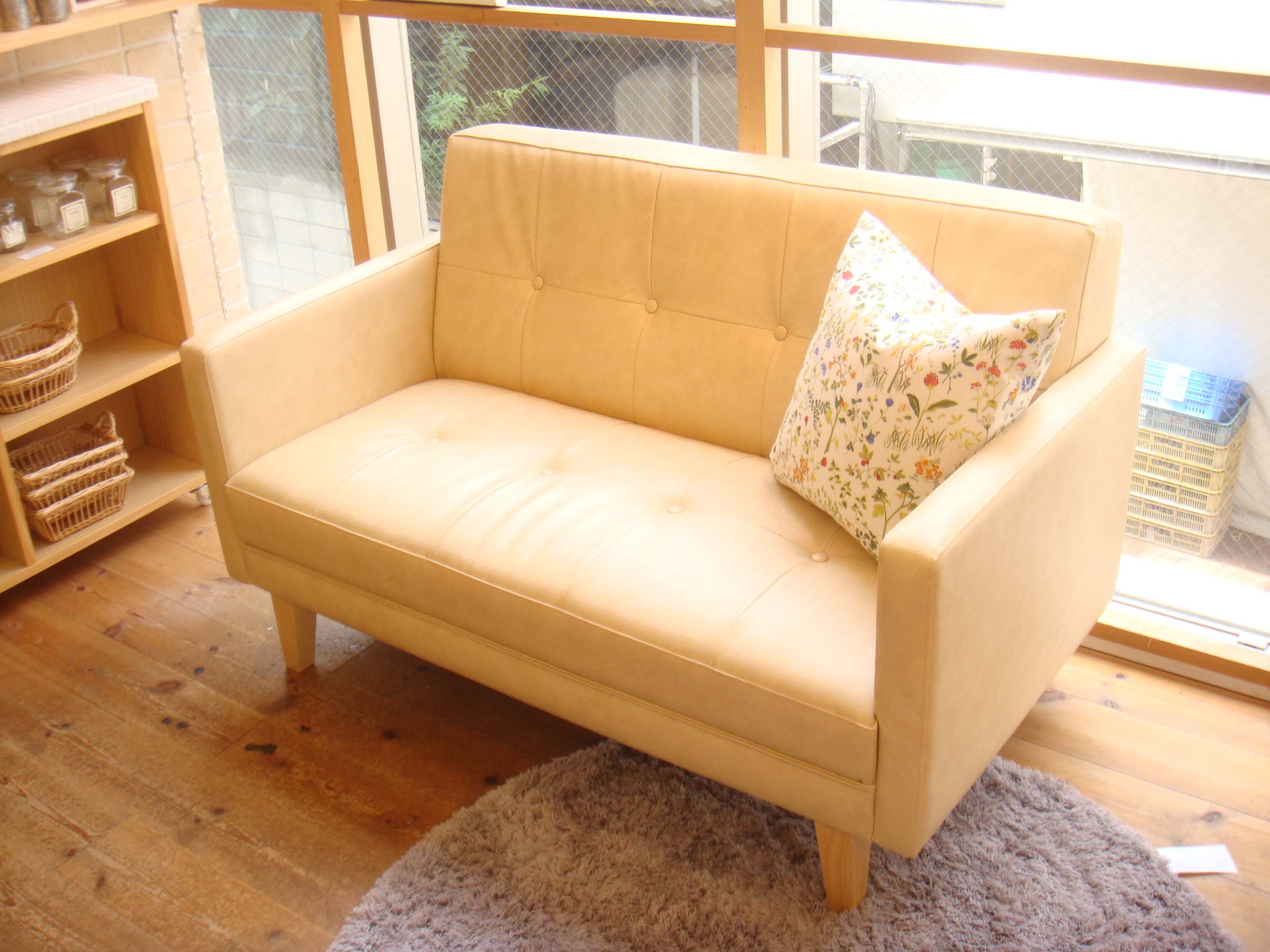 モモナチュラル 2人掛けソファ SOEUR NEW SOFA : モモナチュラル