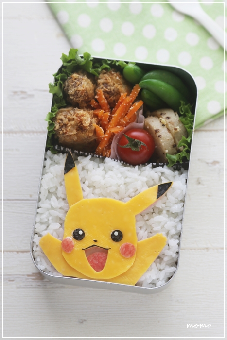 ピカチュウのお弁当 キャラ弁 Momo S Obentou キャラ弁 Powered By ライブドアブログ