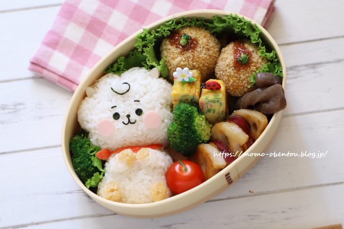 Bt21 Rjのお弁当 キャラ弁 高速動画あり Momo S Obentou キャラ弁 Powered By ライブドアブログ