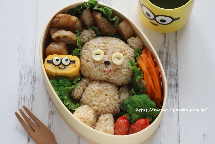 ミニオンズ ティムのお弁当 キャラ弁 高速動画あり Momo S Obentou キャラ弁 Powered By ライブドアブログ