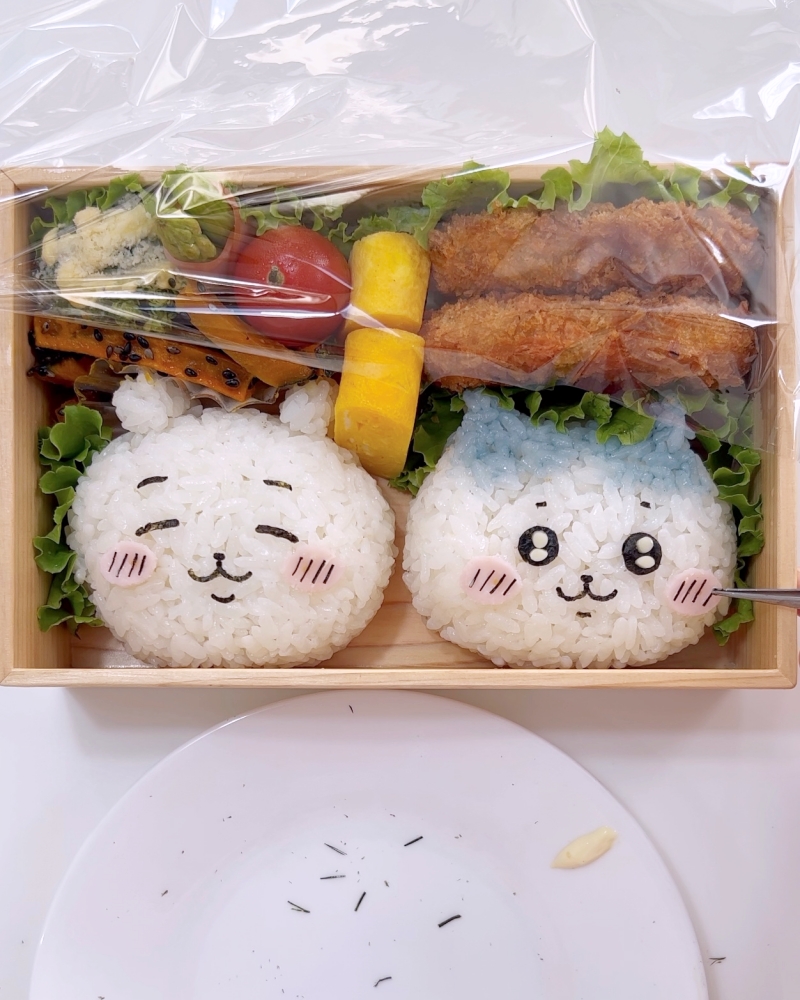 ちいかわ ハチワレのお弁当 キャラ弁 高速動画あり Momo S Obentou キャラ弁 Powered By ライブドアブログ