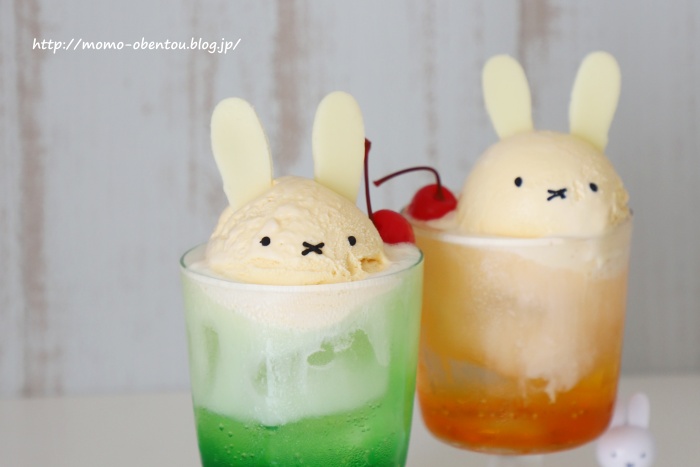 昭和レトロでクリームソーダが大流行 ミッフィークリームソーダ Momo S Obentou キャラ弁 Powered By ライブドアブログ 昭和レトロでクリームソーダが大流行 ミッフィークリームソーダ Momo S Obentou キャラ弁 Powered By ライブドアブログ