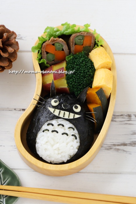 キャラ弁レシピ動画 となりのトトロのお弁当 Momo S Obentou キャラ弁 Powered By ライブドアブログ