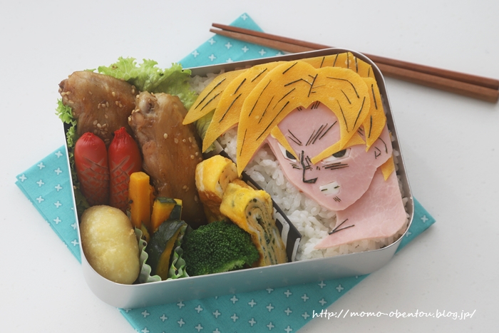 超サイヤ人の孫悟空 ドラゴンボールキャラ弁 Momo S Obentou キャラ弁 Powered By ライブドアブログ