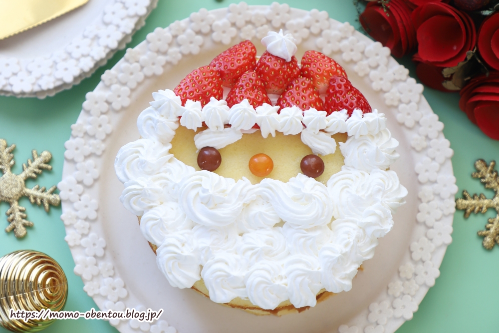 20分で出来ちゃうサンタクロースケーキ＊クリスマスケーキ[PR