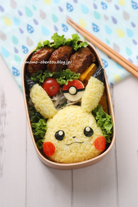 ピカチュウのお弁当 キャラ弁 簡単レシピあり Momo S Obentou キャラ弁 Powered By ライブドアブログ