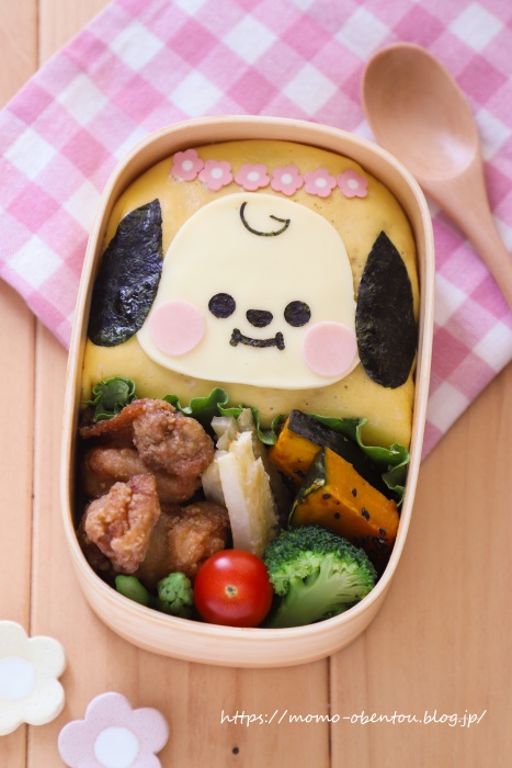 Bt21 Babyシリーズのchimmyのオムライス弁当 キャラ弁 作り方高速動画あり Momo S Obentou キャラ弁 Powered By ライブドアブログ