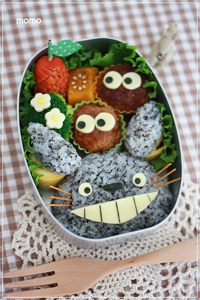 トトロのお弁当 キャラ弁レシピ Momo S Obentou キャラ弁 Powered By ライブドアブログ