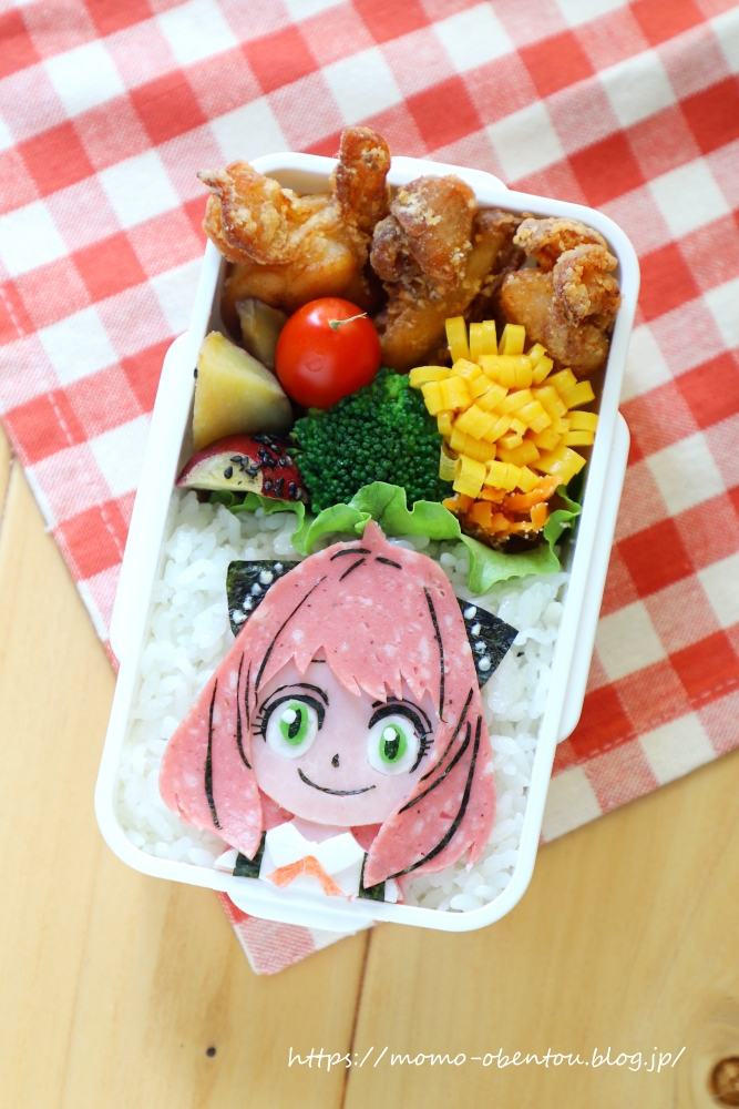 Spy Family アーニャのお弁当 キャラ弁 高速動画あり Momo S Obentou キャラ弁 Powered By ライブドアブログ