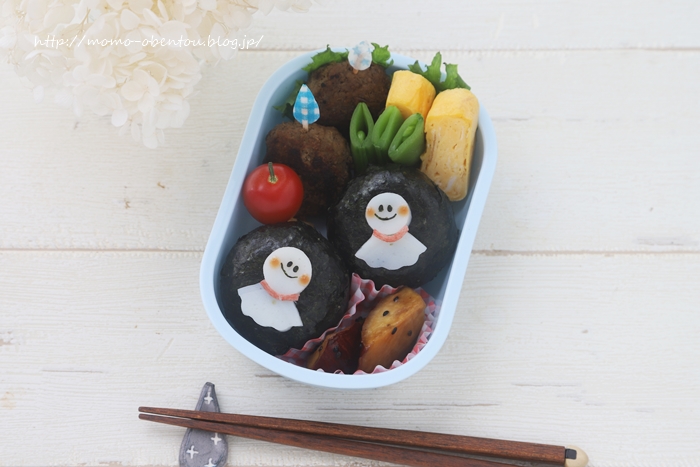 梅雨弁 てるてる坊主デコのおにぎり弁当 キャラ弁 Momo S Obentou キャラ弁 Powered By ライブドアブログ