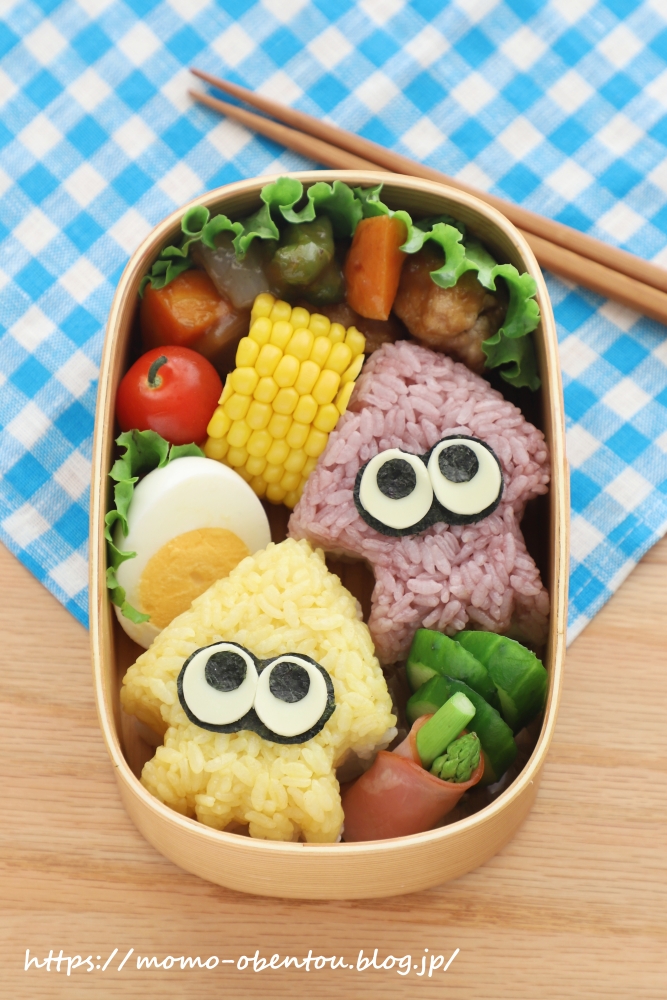スプラトゥーン イカのお弁当 キャラ弁 高速動画あり Momo S Obentou キャラ弁 Powered By ライブドアブログ