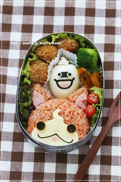妖怪ウォッチ ウィスパーキャラ弁 ジバニャンキャラ弁 Momo S Obentou キャラ弁 Powered By ライブドアブログ