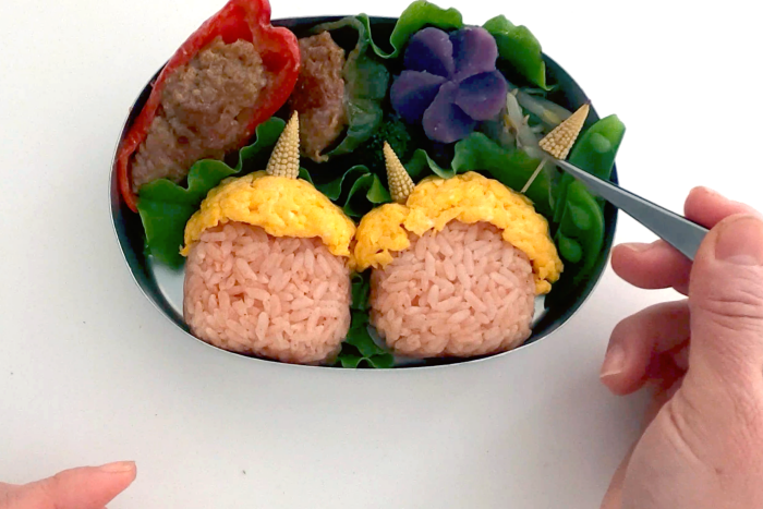 PYOS オムライス弁当 フィギュア2体セット PYOS オムライス弁当