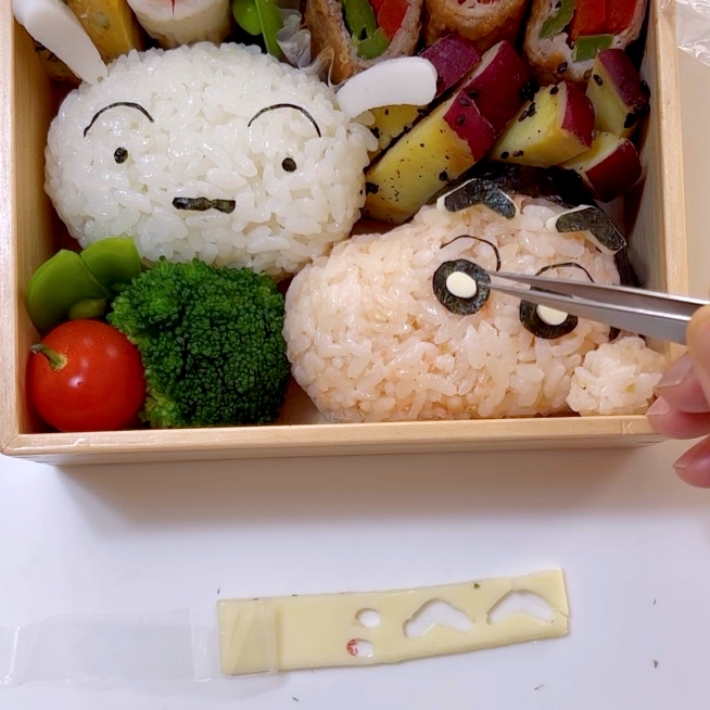 クレヨンしんちゃん シロのお弁当 キャラ弁 高速動画あり Momo S Obentou キャラ弁 Powered By ライブドアブログ