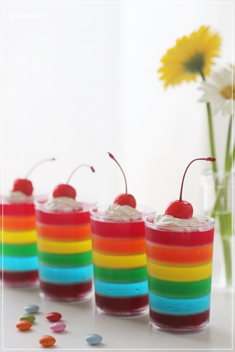 かき氷シロップでレインボーゼリー スイーツ Momo S Obentou キャラ弁 Powered By ライブドアブログ かき氷シロップでレインボーゼリー スイーツ Momo S Obentou キャラ弁 Powered By ライブドアブログ