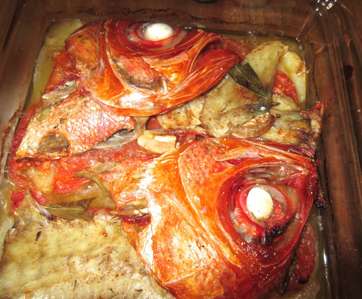 金目鯛のあらのオーブン焼き Momo の よもやま話