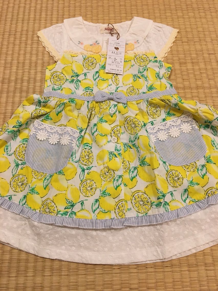 スーリーレモンワンピース到着 W セール大好き子育て日記